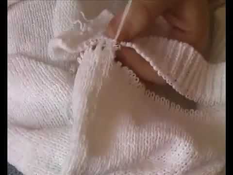 Видео: Как укоротить связанное изделие.