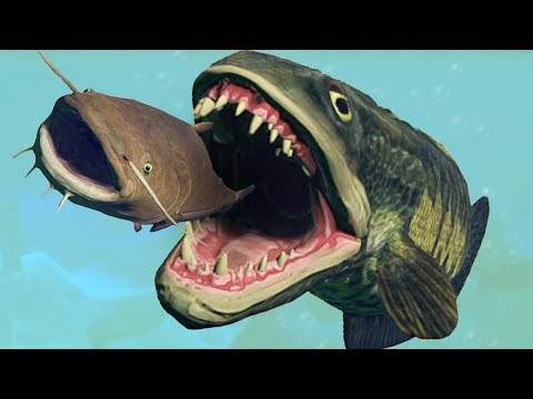 Видео: ПОДВОДНЫЙ МОНСТР ЗМЕЕГОЛОВ АТАКУЕТ, ОБНОВЛЕНИЕ! | Feed and Grow Fish