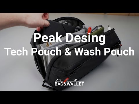 Видео: Обзор органайзеров Peak Design Tech Pouch & Wash Pouch