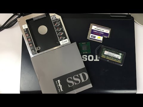 Видео: Максимальный апгрейд ноутбука 2007 года! / Toshiba Satellite L40-14B