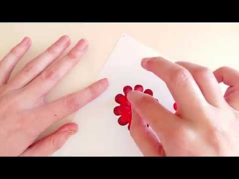 Видео: Мой блог о Петриковской росписи. Выпуск №9: "Прямой мазок. Рисуем ромашку"