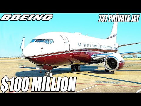 Видео: Внутри частного самолета Boeing 737 стоимостью 100 миллионов долларов