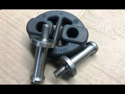 Видео: Крепление глушителя - колхозим крепление резинок.