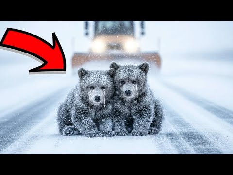 Видео: Пожилая женщина спасла медвежат из снега. То, что произошло потом, повергло всех в ШОК!
