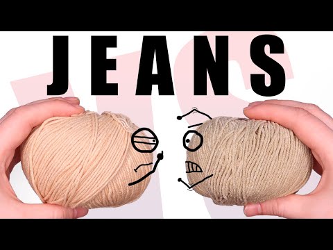 Видео: Обзор пряжи: Gazzal Jeans. Сравнение с YarnArt Jeans. Вязаная игрушка.