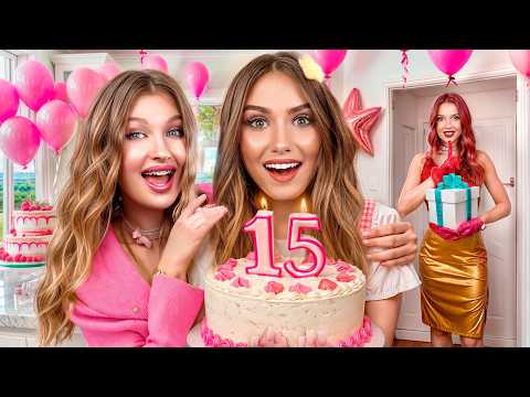 Видео: Мой День Рождения Мечты в 15 Лет! Меня Удочерила Богатая vs Бедная Мама