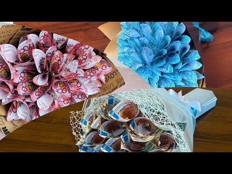 Видео: Money bouquet. Денежный букет. Ақша букеті.