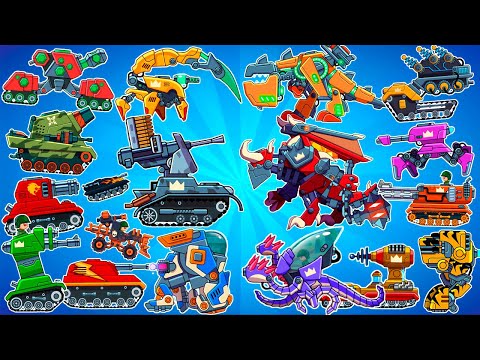 Видео: ВСЕ 23 ТАНКА 20 УРОВНЯ ПОБЕЖДАЮТ БОЯХ 2 на 2! Игра про Танки Hills of Steel