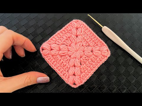 Видео: ОЧЕНЬ ПРОСТОЙ КВАДРАТ КРЮЧКОМ