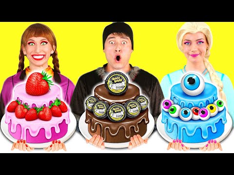 Видео: Кулинарный Челлендж: Эльза vs Анна vs Кристофф от Fun Teen