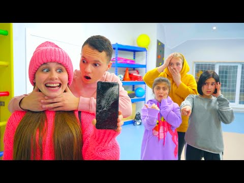 Видео: ЗАЩО ДАЯНА СЧУПИ IPHONE НА ГАДЖЕТО СИ? 😱 Забавно предизвикателство в училище!