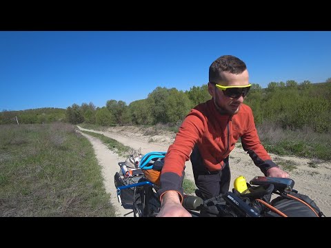 Видео: С хаски на велосипеде по Дивногорью