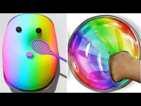 Видео: В Наиболее Удовлетворение Слизь ASMR Ролики  Расслабляющий Как ни странно Удовлетворение Слизь 2020