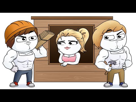 Видео: Как мы с братьями строили каморку (Анимация)