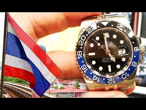 Видео: Часы Rolex от MBK в Бангкоке, Таиланд