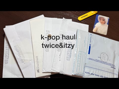 Видео: распаковка кпоп фотокарт #23 kpop haul twice, itzy