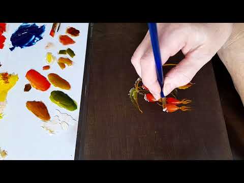 Видео: Красота необыкновенная! Шиповник под инеем.