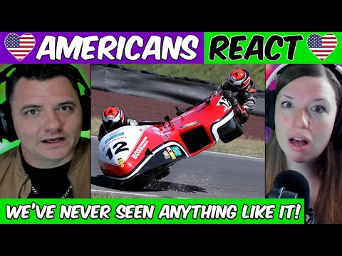 Видео: ЭТО БЕЗУМИЕ!! РЕАКЦИЯ на гонки на мотоциклах с коляской на острове Мэн