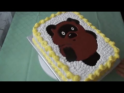 Видео: Детский Торт РАСКРАСКА - ТОРТ на День Рождения