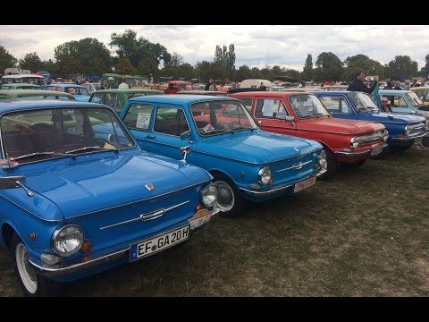 Видео: Выставка в Германии,DDR Autos USSR Mobil