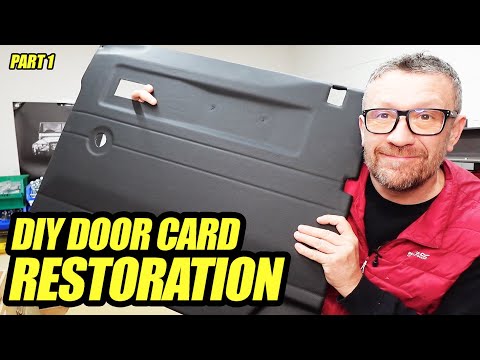 Видео: Легко отремонтируйте и восстановите старую дверную карту Defender.