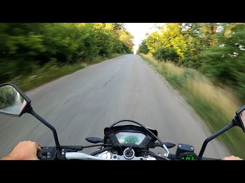 Видео: Вечерняя покатушка на loncin lx 300