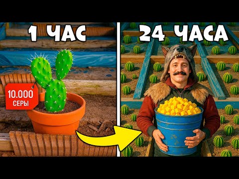 Видео: ФЕРМА КАКТУСОВ приносит 500.000 СЕРЫ за 24 часа в Раст Rust