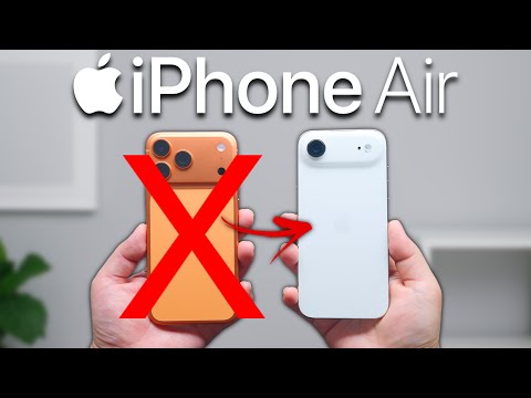Видео: Я перехожу с iPhone 17 Pro Max на iPhone Air!!