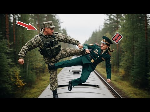 Видео: Полковник пнул генерала, не зная, что это была легендарная 'Афина'.