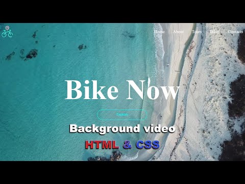 Видео: Видео на заднем фоне на сайте используя HTML & CSS шаг за шагом || HTML & CSS step by step