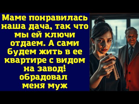 Видео: Маме понравилась наша дача, так что мы ей ключи отдаем. А сами будем жить в ее квартире с видом на