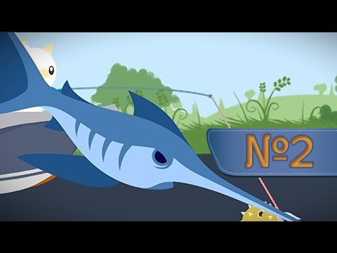 Видео: Гигантская Рыба Меч...и парочка Акулок) CAT GOES FISHING (№2)