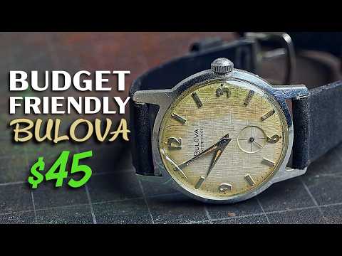 Видео: Скрытая жемчужина или хлам с eBay? Реставрация часов Bulova Linen Dial 1965 года