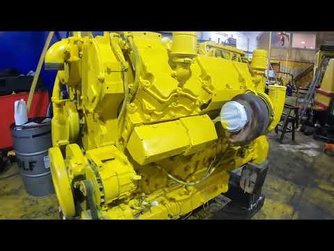 Видео: Сборка и запуск ДВС САТ С32! 1020 л.с. работают как часики.....