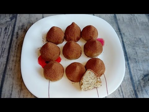 Видео: Трюфели из кокосовой муки без выпечки, без глютена