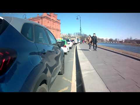 Видео: Петропавловская крепость - Пироговская набережная 17.04.2021