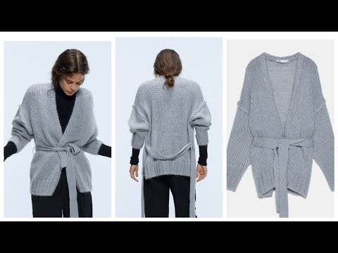 Видео: ПОВТОРИЛА КАРДИГАН:(ЖАКЕТ)ОТ ЗАРА//ZARA//DIY//S-XL