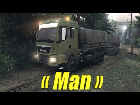 Видео: SpinTires обзор мода ( MAN )