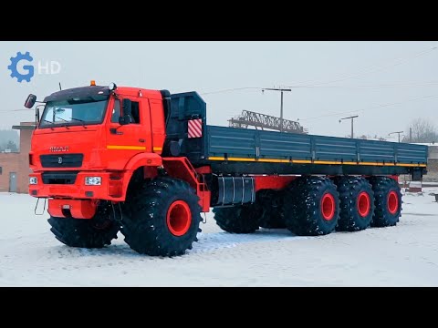 Видео: Самые мощные и впечатляющие грузовики, которые вам только предстоит увидеть. Часть 2 ▶ ЯМАЛ В-6M