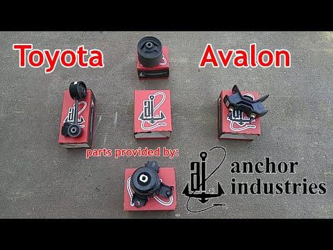 Видео: Замена опоры двигателя и коробки передач Toyota Avalon V6 3.0L 2000-2004