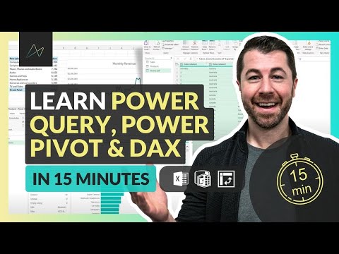 Видео: Используйте Excel как ПРОФИ | Изучите Power Query, Power Pivot и DAX за 15 МИНУТ (файлы проекта в...
