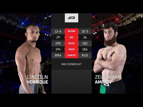 Видео: Линкольн Энрике vs. Зелимхан Амиров | Lincoln Henrique vs. Zelimkhan Amirov | ACA 171