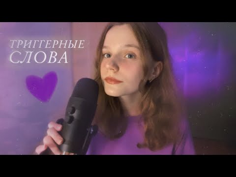 Видео: АСМР | Триггерные слова и Звуки Рта 🪩 | ASMR | Trigger Words and Mouth Sounds