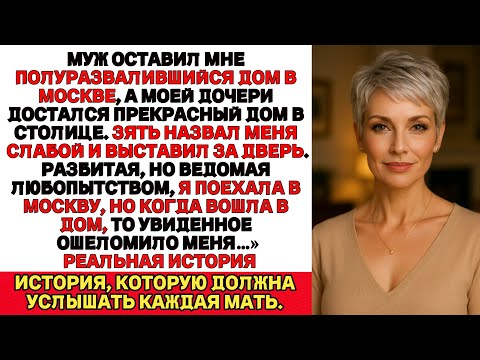 Видео: Муж оставил мне трухлявый дом в Москве но когда я зашла внутрь то была потрясена тем что увидела