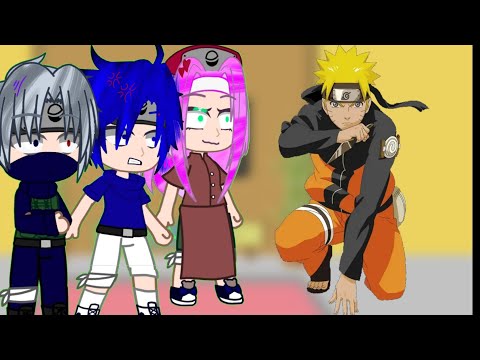 Видео: реакция команды номер 7 на Наруто 2/2. gacha club.