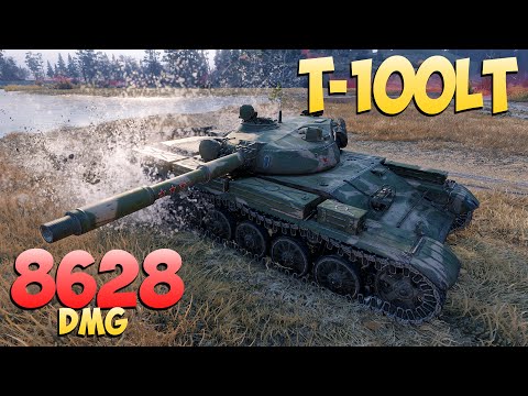 Видео: Т-100ЛТ - 8 Kills 8.6K DMG - Последний! - Мир Танков