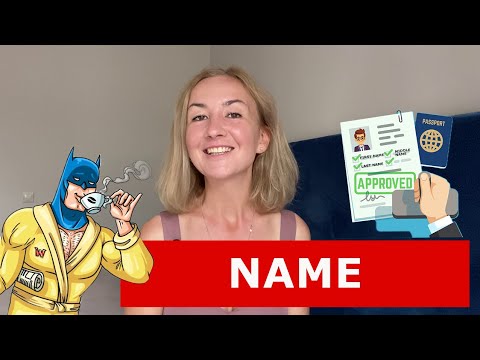 Видео: Фамилия, имя, отчество на английском языке. Английский для начинающих