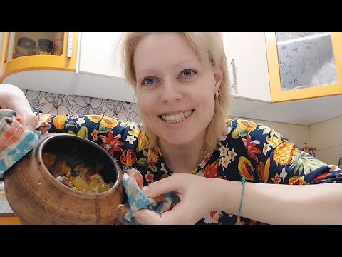Видео: Мукбанг, жаркое в горшочках, царский ужин