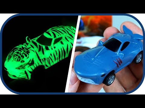 Видео: 🎁 Машинки ЖИВОТНЫЕ. Хищники: змея, тигр, лев, акула, крокодил. Тачки.
