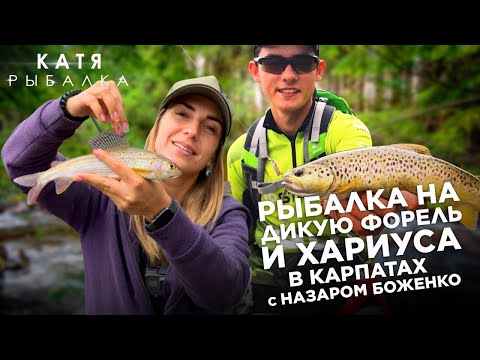 Видео: РЫБАЛКА НА ДИКУЮ ФОРЕЛЬ В КАРПАТАХ с Назаром Боженко! Ловля ХАРИУСА!